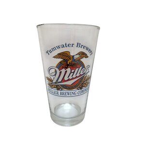 Vintage Miller Brewing Co. Tumwater Brewery Pint Glass  Fun For Beer Enthusiasts